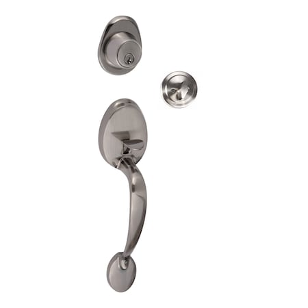 Sure-Loc Hardware Alta Handleset, Antique Nickel